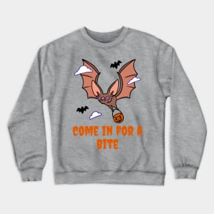 Come In For A Bite Bat Crewneck Sweatshirt